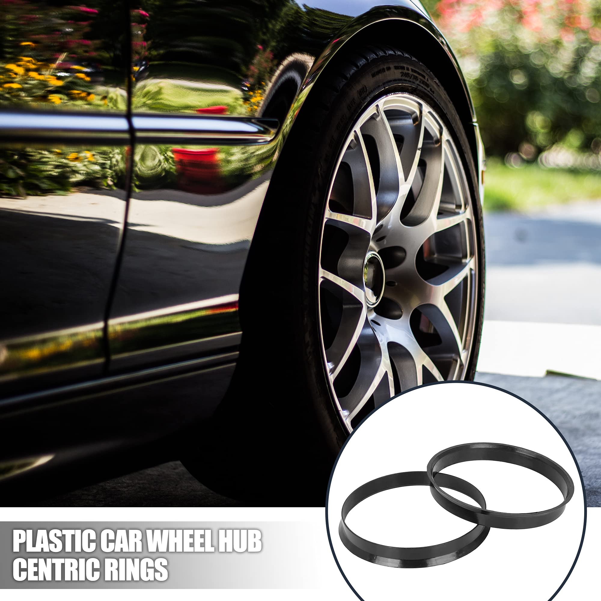 Wheel Accessories Parts 4 Pcs Poly Carbonate Hub Centric Rings OD 67.10mm ID 54.10mm Fits Hyundai Kia Lexus Toyota Pass Cars Hubs, Hubs & Spindles - Canada - View #6