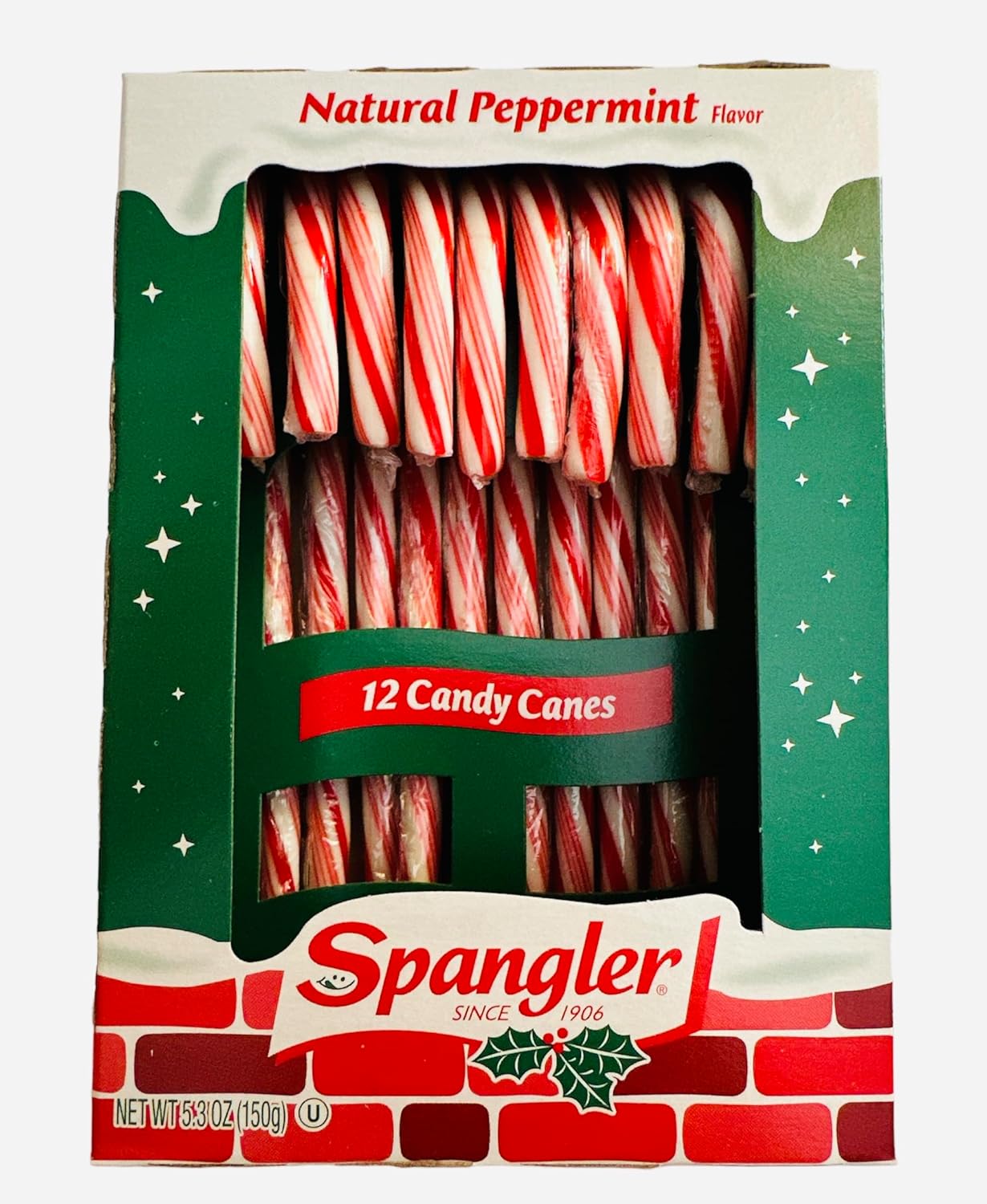 Spangler Candy Canes, Red and White, 12 Count (Pack of 48