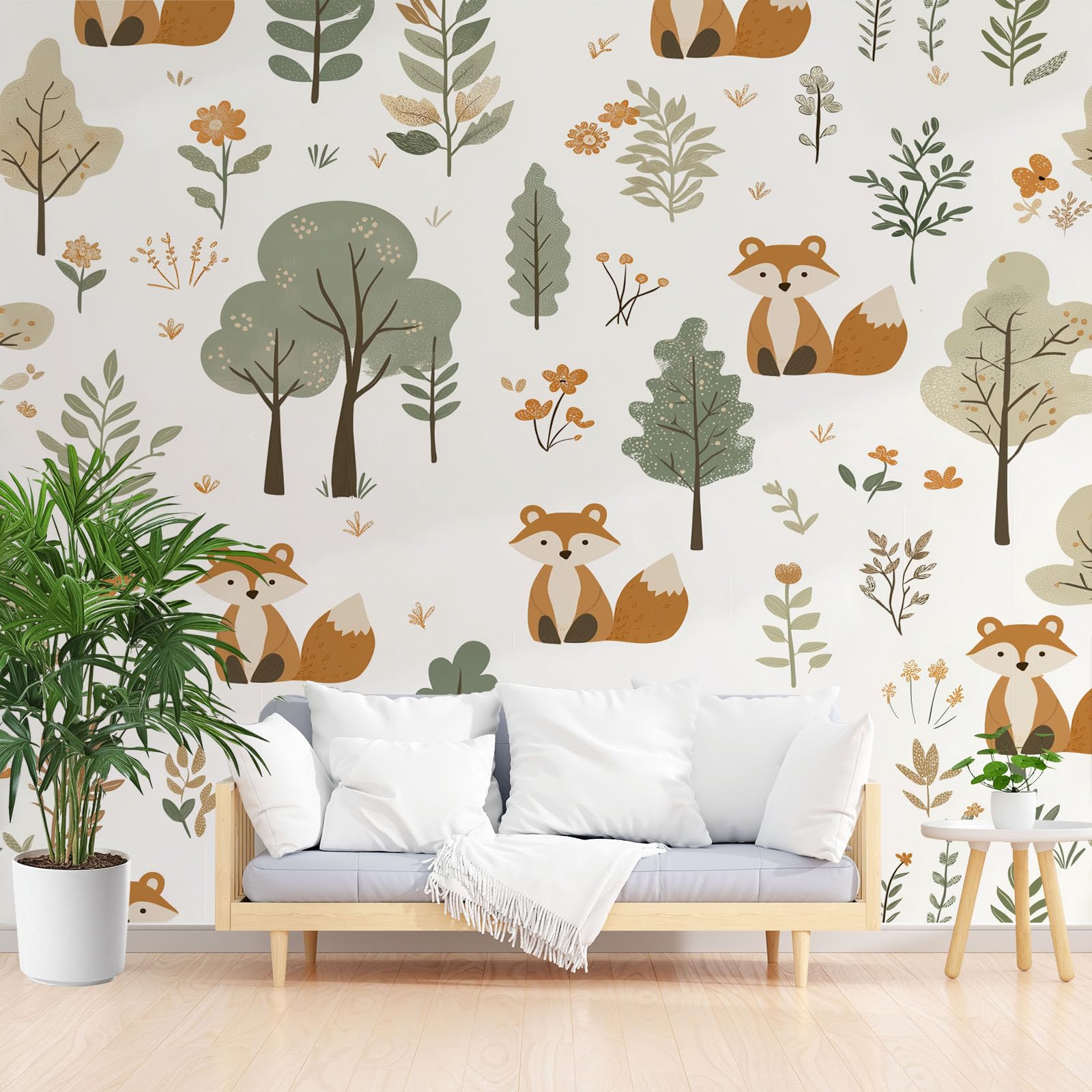 Papier peint panoramique 3d animaux pour relooker une chambre d'enfant