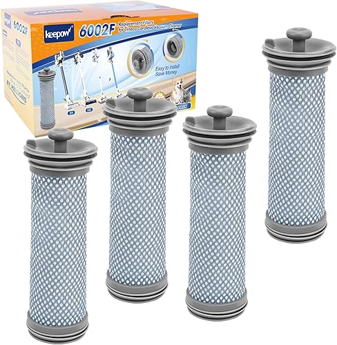 KEEPOW Filtro de repuesto para aspiradora A10 A10 A11 Hero A10A11 Master PURE ONE S11 Series, S12, X (paquete de 4 postfiltros)