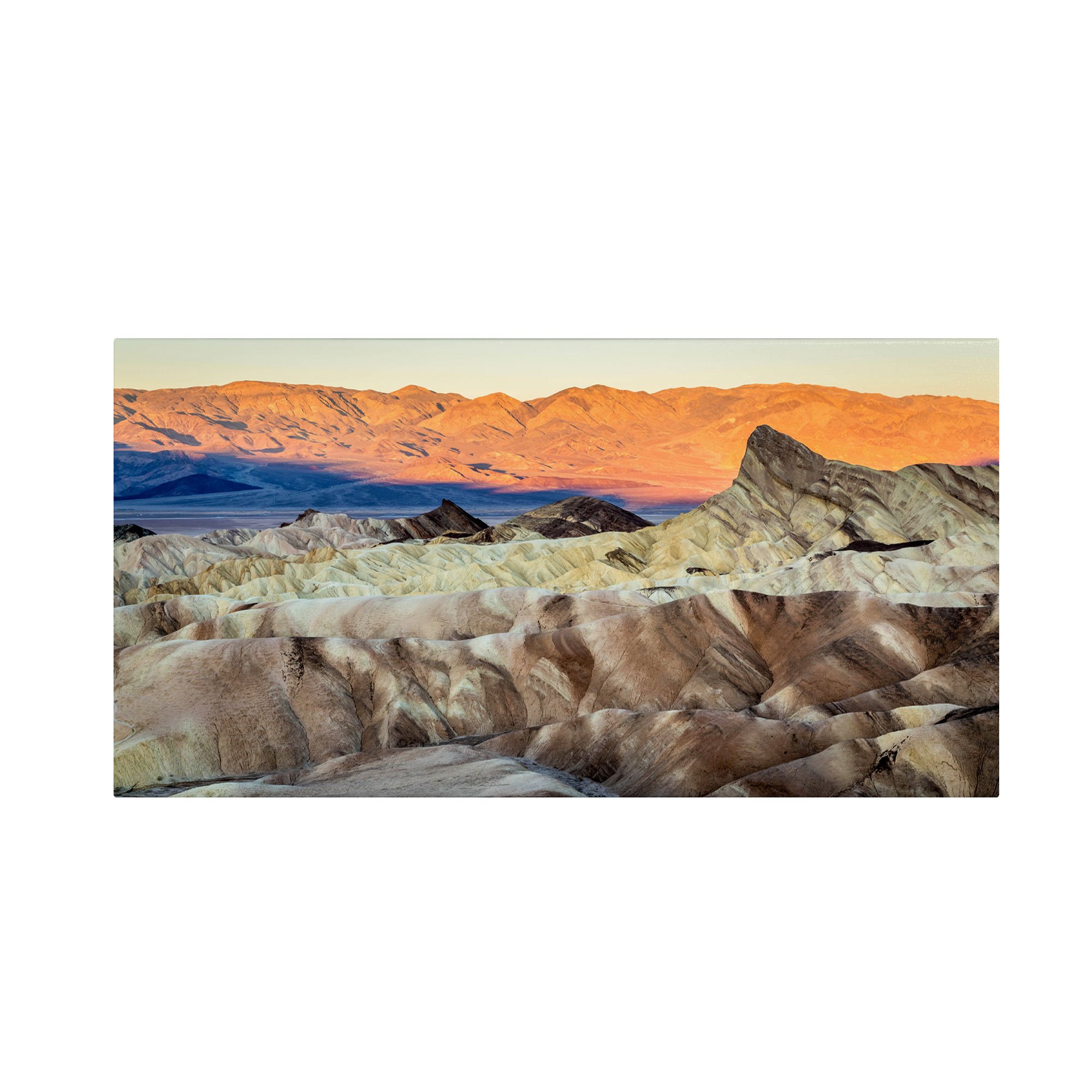Zabriskie Point Sunrise Artwork by Pierre Leclerc, 24 by 47-Inch Canvas Wall Art