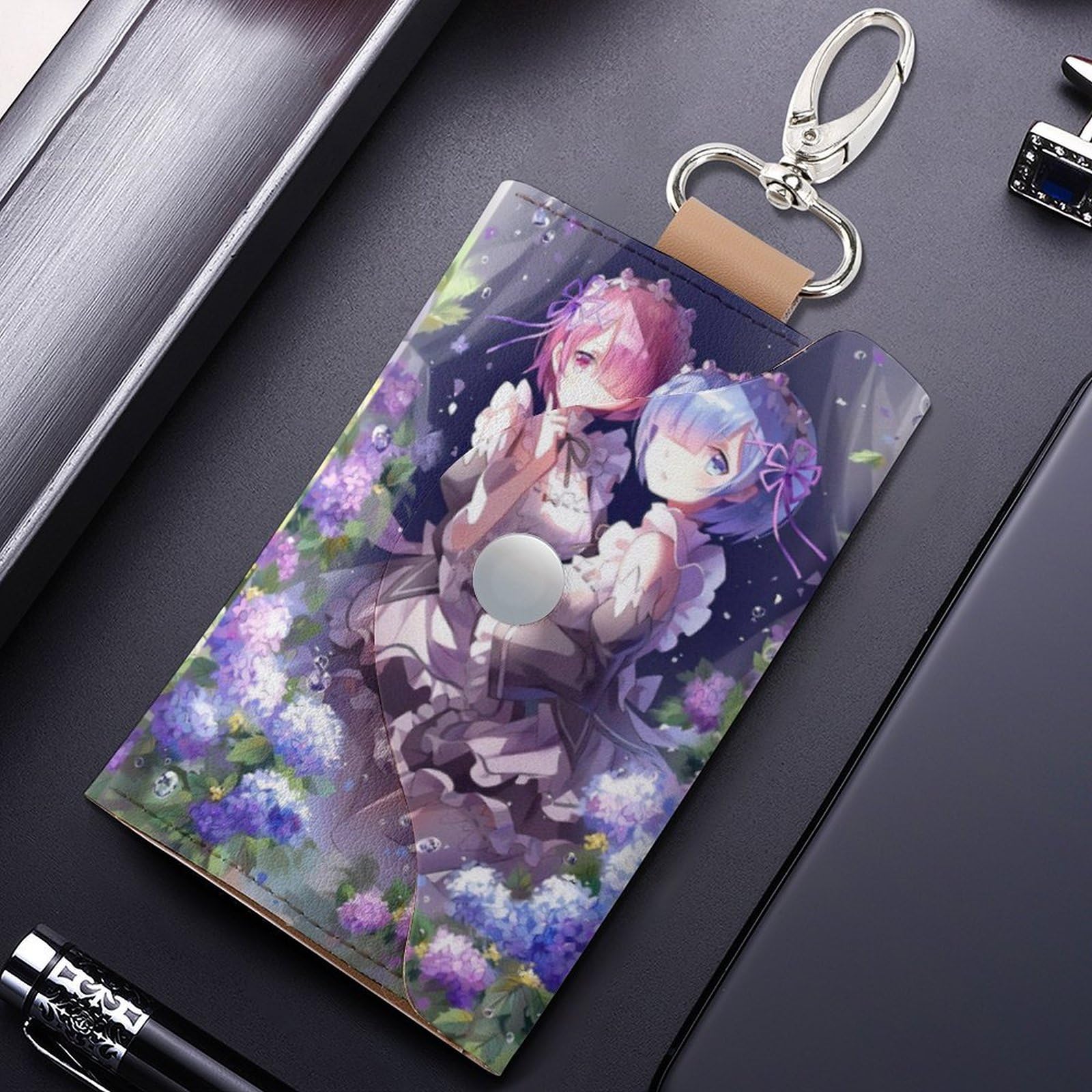 Re:ゼロから始める異世界生活 ラム レザーキーホルダー Re:ゼロから始める異世界生活 ちゅるキャラ キーホルダー ラム