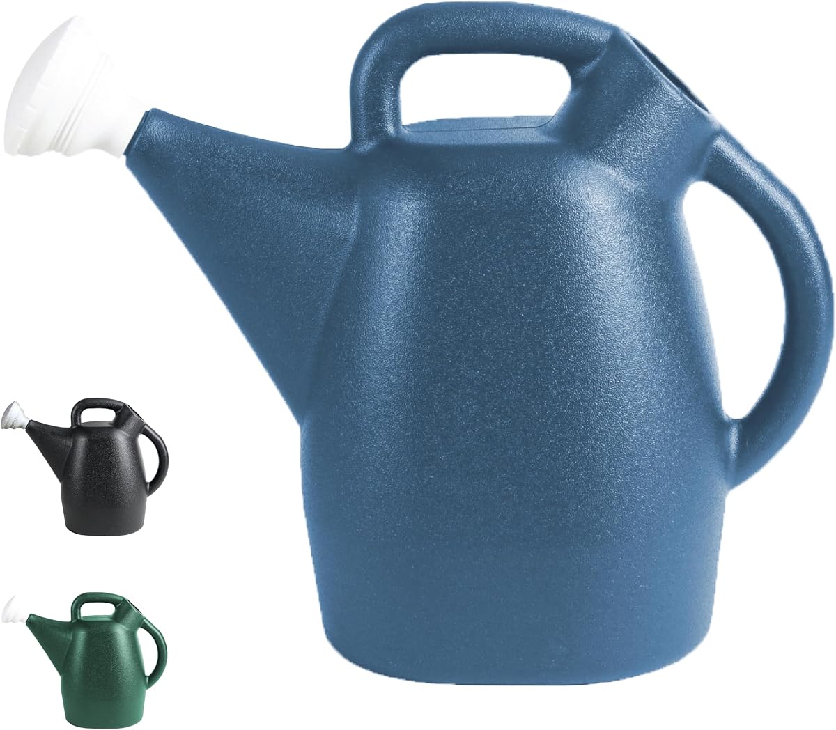 Regadera de 2 galones, boquilla sin goteo para un vertido limpio | Tanque liviano reciclado; ideal para regar césped y jardines, admite la mezcla de fertilizantes con mango equilibrado y pico largo