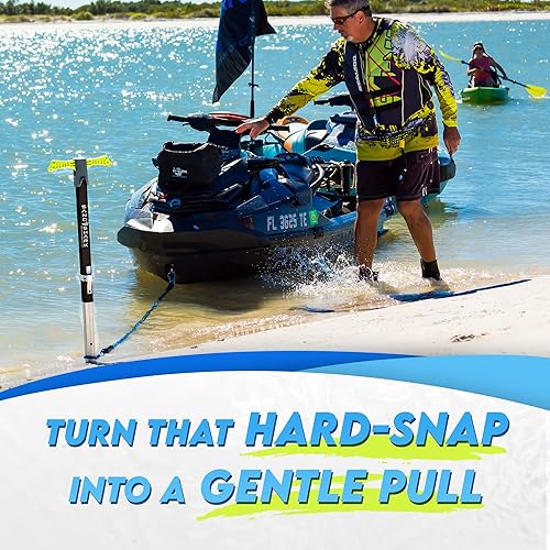 Miniatura 2 de SandShark Línea de muelle elástico de anclaje de alta calidad. Accesorios de barco Línea de anclaje que absorbe los golpes en anclajes y muelles con