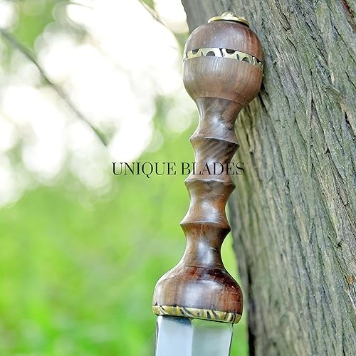 Miniatura 4 de Espada de Gladius Romana, 28 pulgadas 'The Mas Era' Real Aura Gladiator' Thrones Games - Réplicas Cosplay DAENERY TARGARYENS, 58-HRC CARNOB Steel