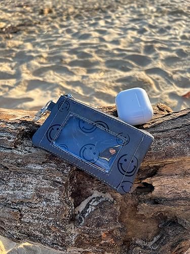 Miniatura 4 de DQL Funda de identificación con cordón, cordón y soporte para identificación, funda de identificación con cremallera, carteras pequeñas con