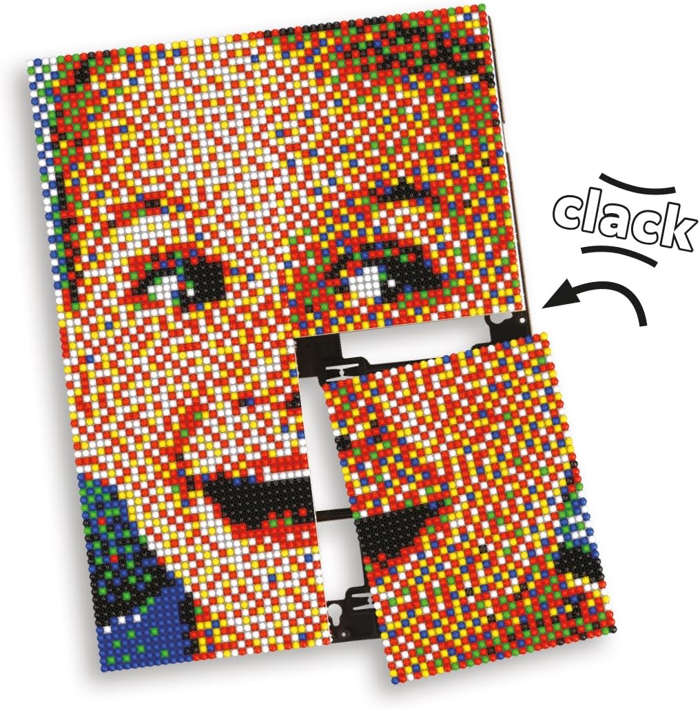Quercetti Pixel Photo Create Your own Custom Portrait 4 peg Boards 6400 Pegs - 0804