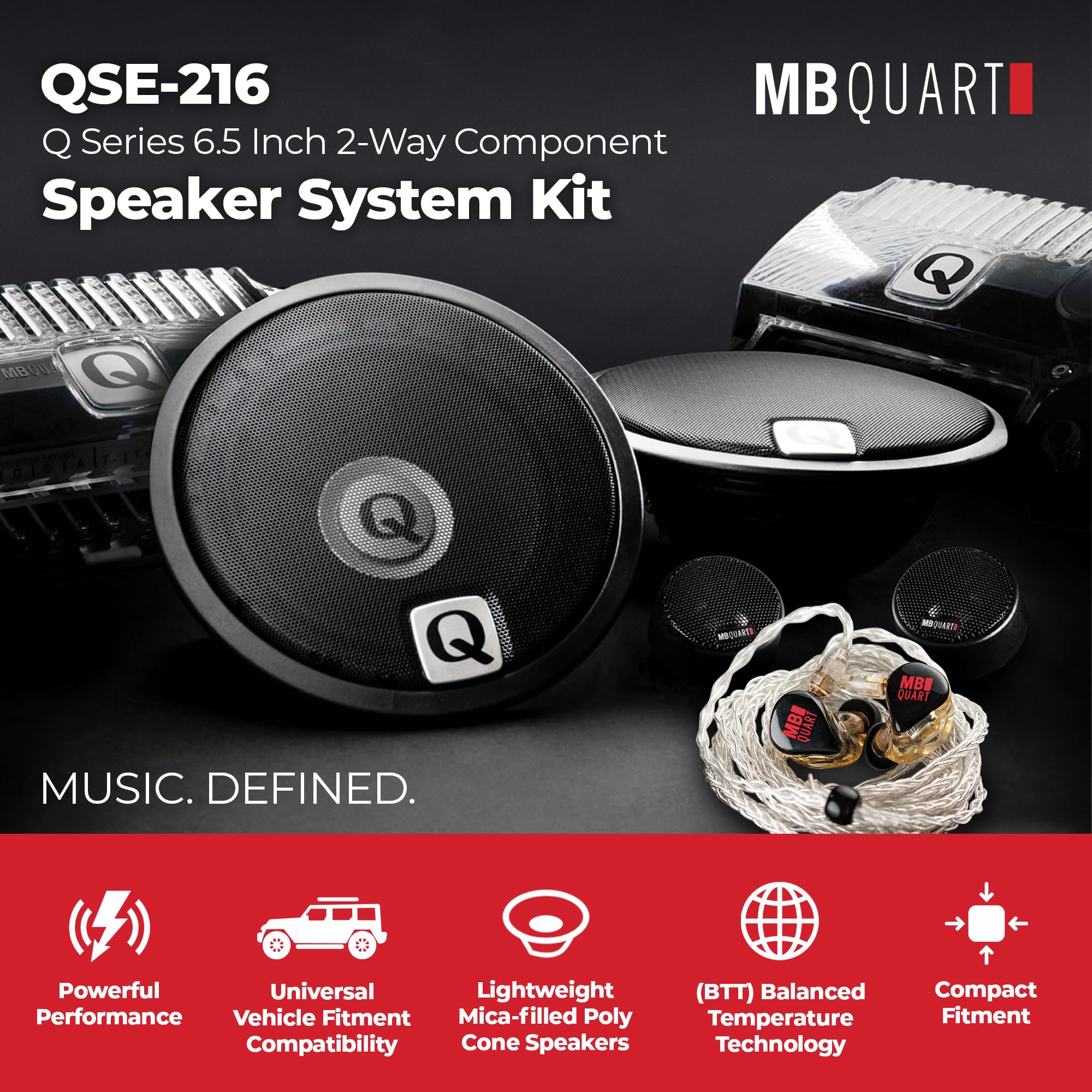 Amazon.co.jp: MB Quart QSE-216 Q Series 6.5