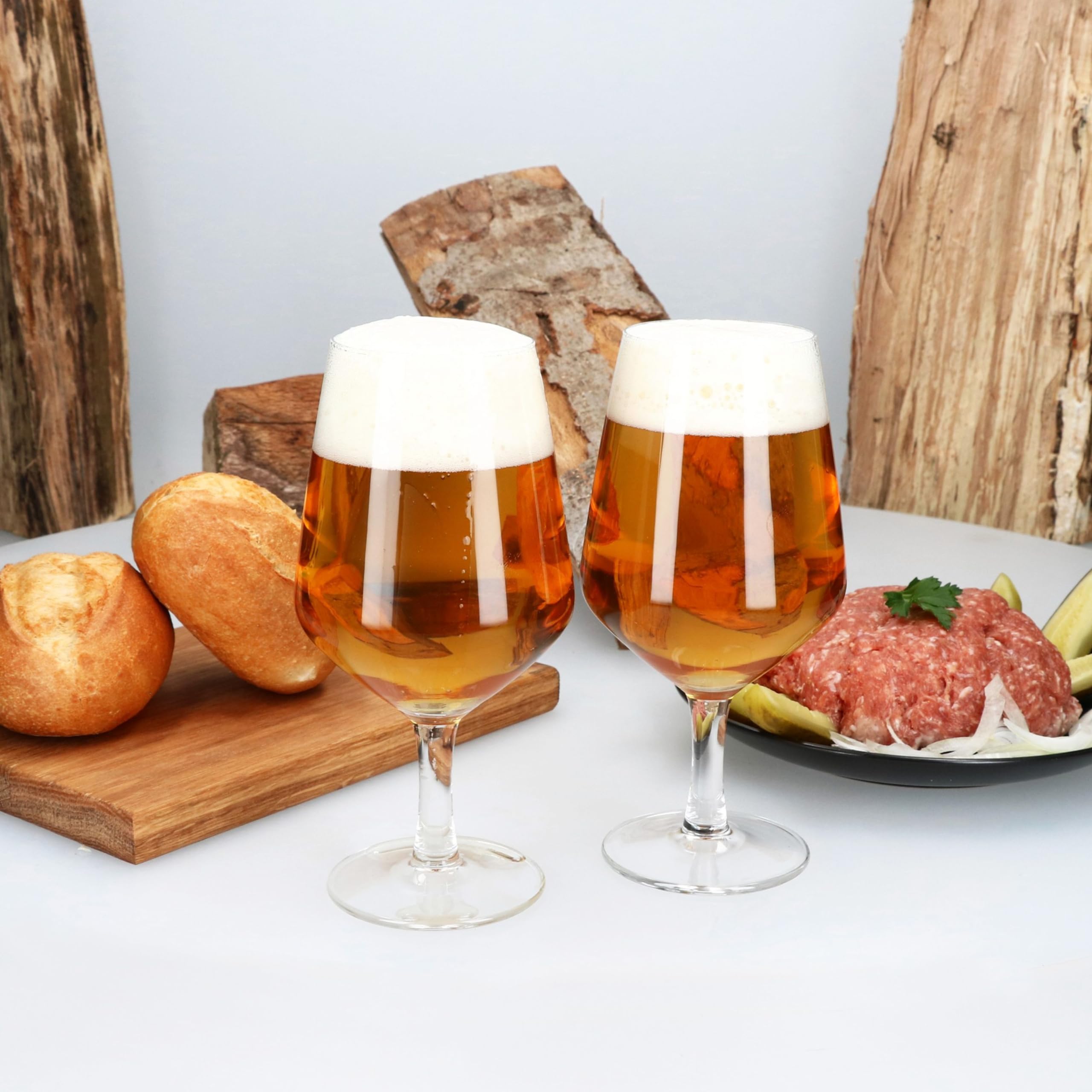 TUFF LUV 2 bicchieri da birra originali Corona Extra, vetro temperato
