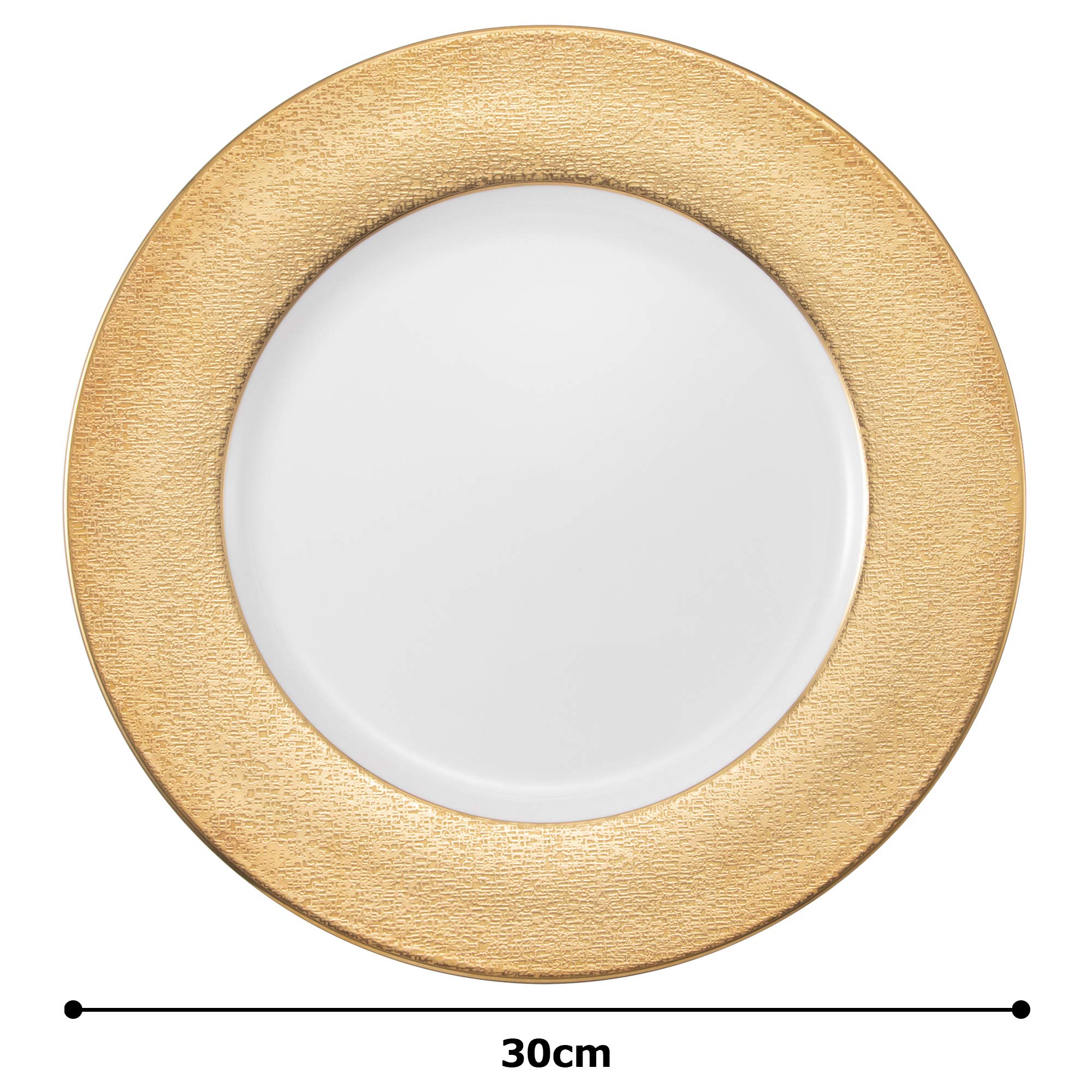 Amazon.co.jp: NARUMI(ナルミ) プレート 皿 ゴールドツイード ゴールド