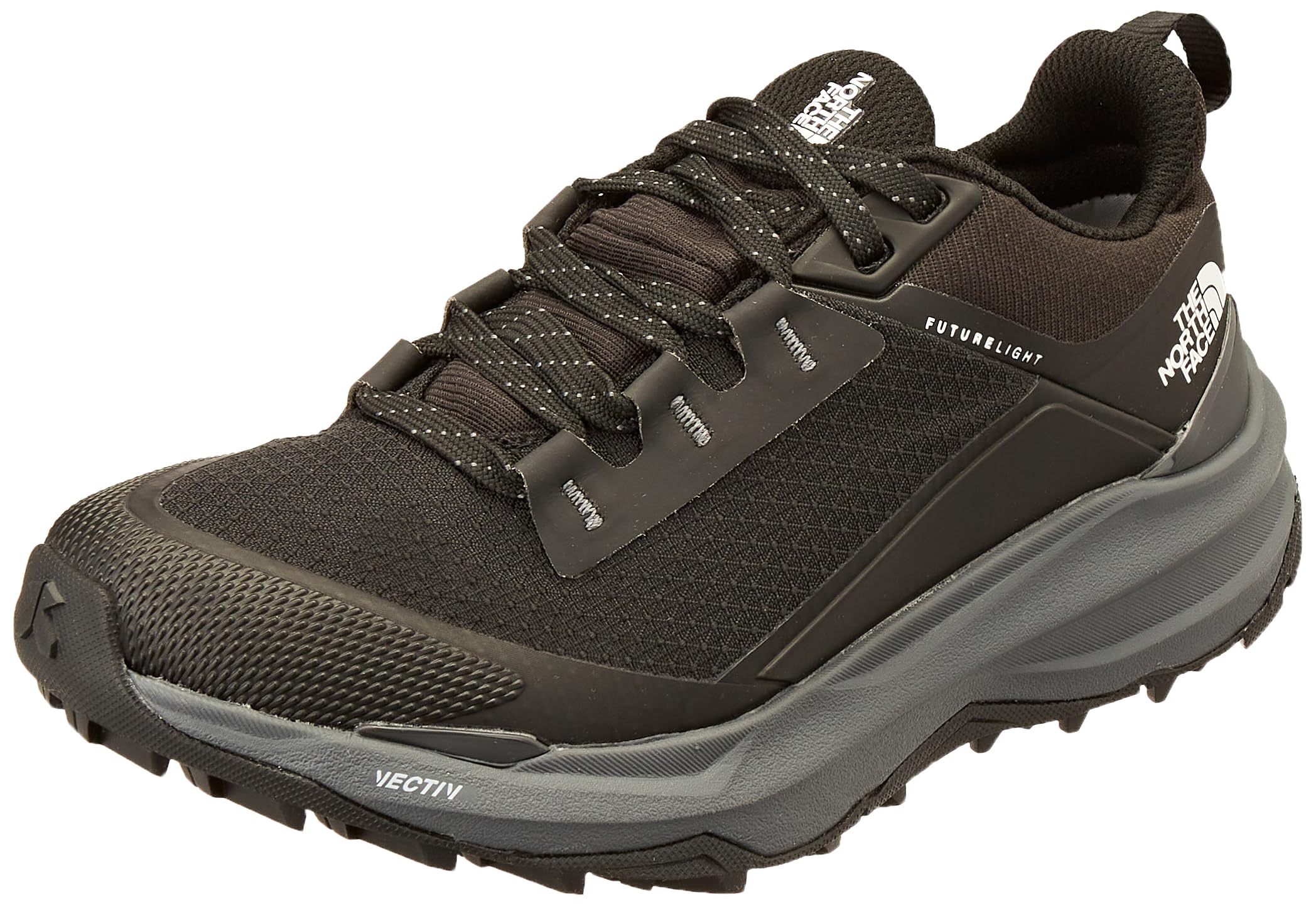 THE NORTH FACE Vectiv Exploris Track and Field Shoe TNF Black/Vanadis Grey 7.5