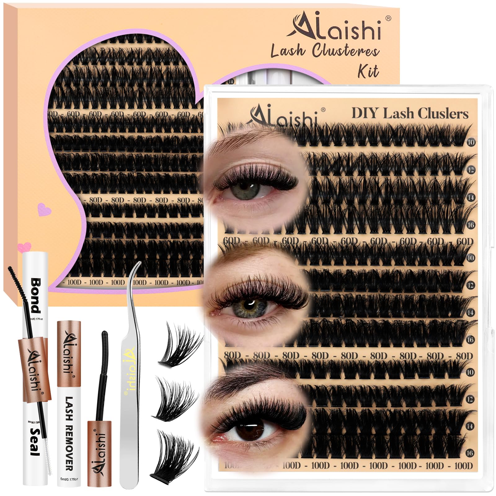 AILAISHI Wimpern Extensions Set