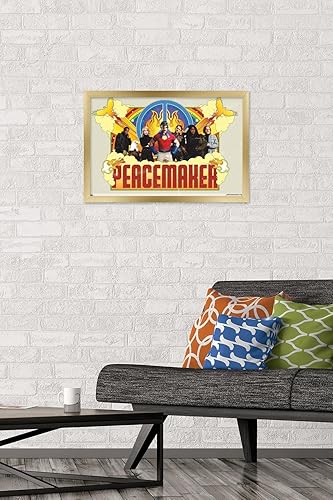 Miniatura 55 de Trends International DC Comics TV Peacemaker - Póster de pared grupal, 34 pulgadas de largo x 22.4 W, versión premium sin marco
