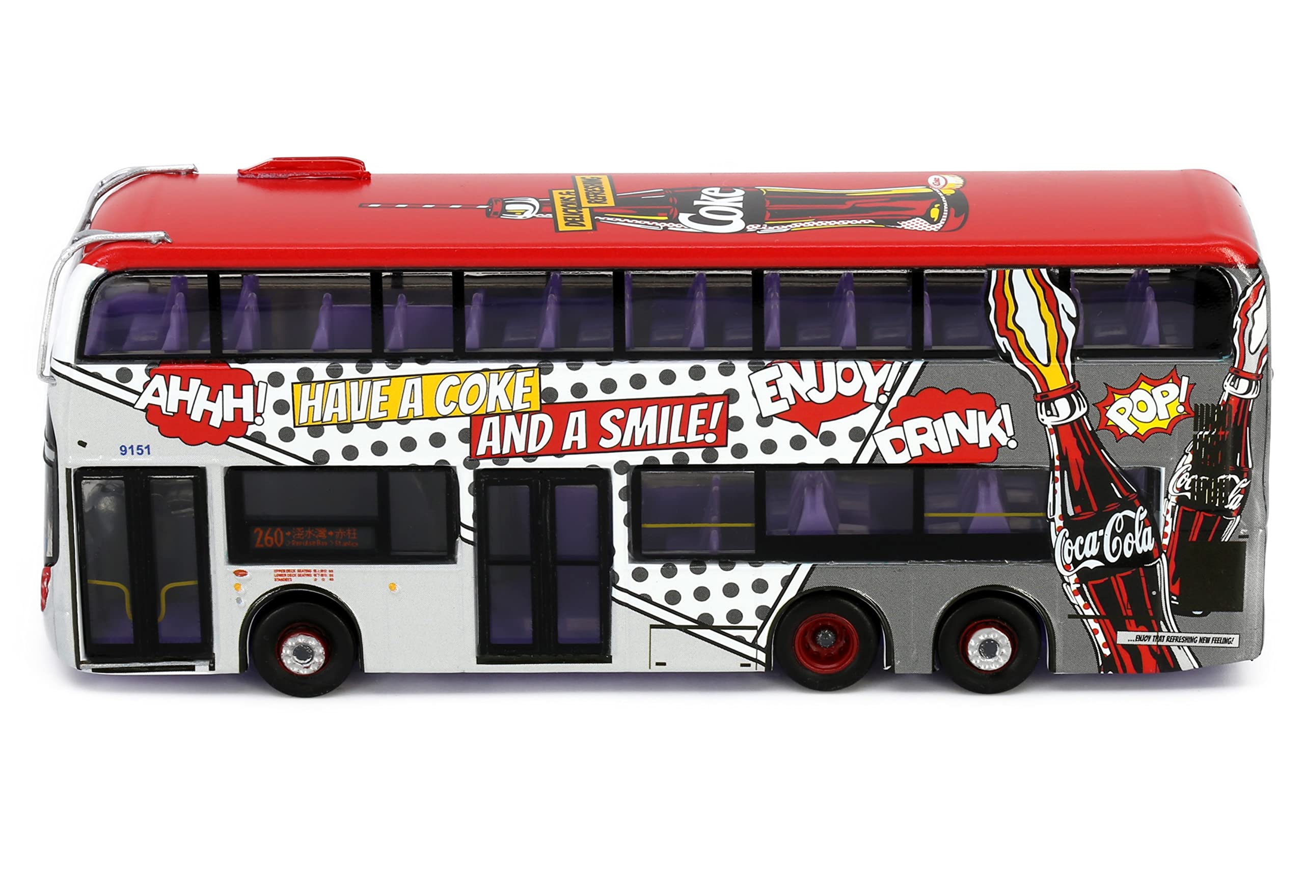 クリスピークリームドーナツ　ダイキャスト カー　スターライナー　バス　ミニカー クリスピークリームドーナツ ダイキャスト カー スターライナー