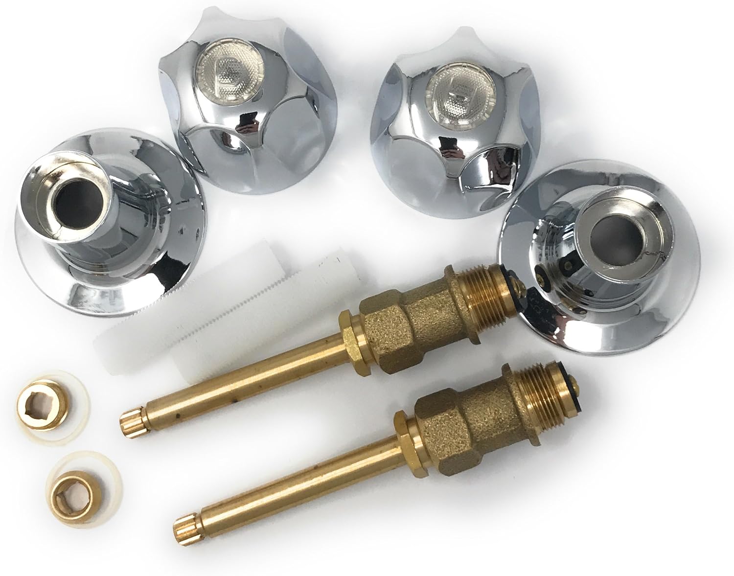 MI MADOL IMPORTS, LLC MADOL Bathtub and Shower Trim KIT Compatible with Price Pfister Remodel/Rebuild Trim Set Knob Handle, Flange Thread, Washer, SEAT