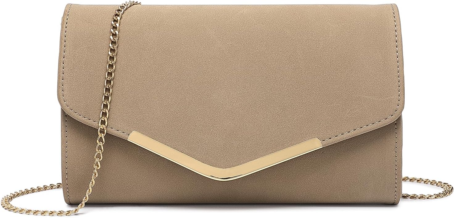 Miss Lulu �0légant sac à bandoulière avec chaîne pour femme  sac à main de soirée pour les fêtes, les mariages et les événements spéciaux