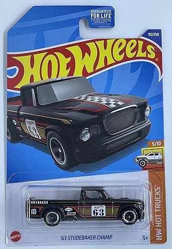 Hot Wheels 2022 - Studebaker Champ '63 - Negro - HW Hot Trucks 5/10