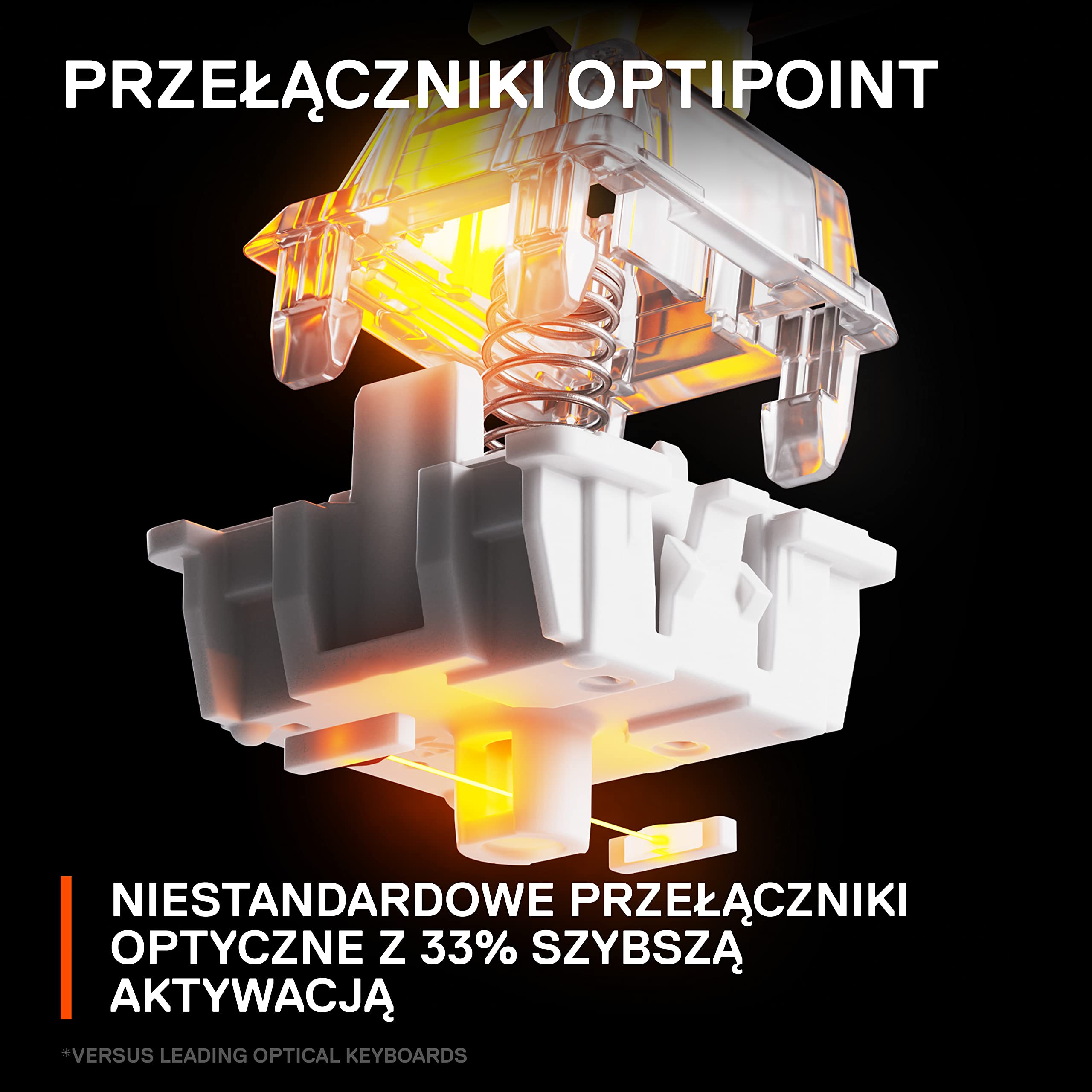 Steelseries Apex 9 Tkl 64847 Klawiatura Gamingowa, Czarny, Kompaktowy (TKL)