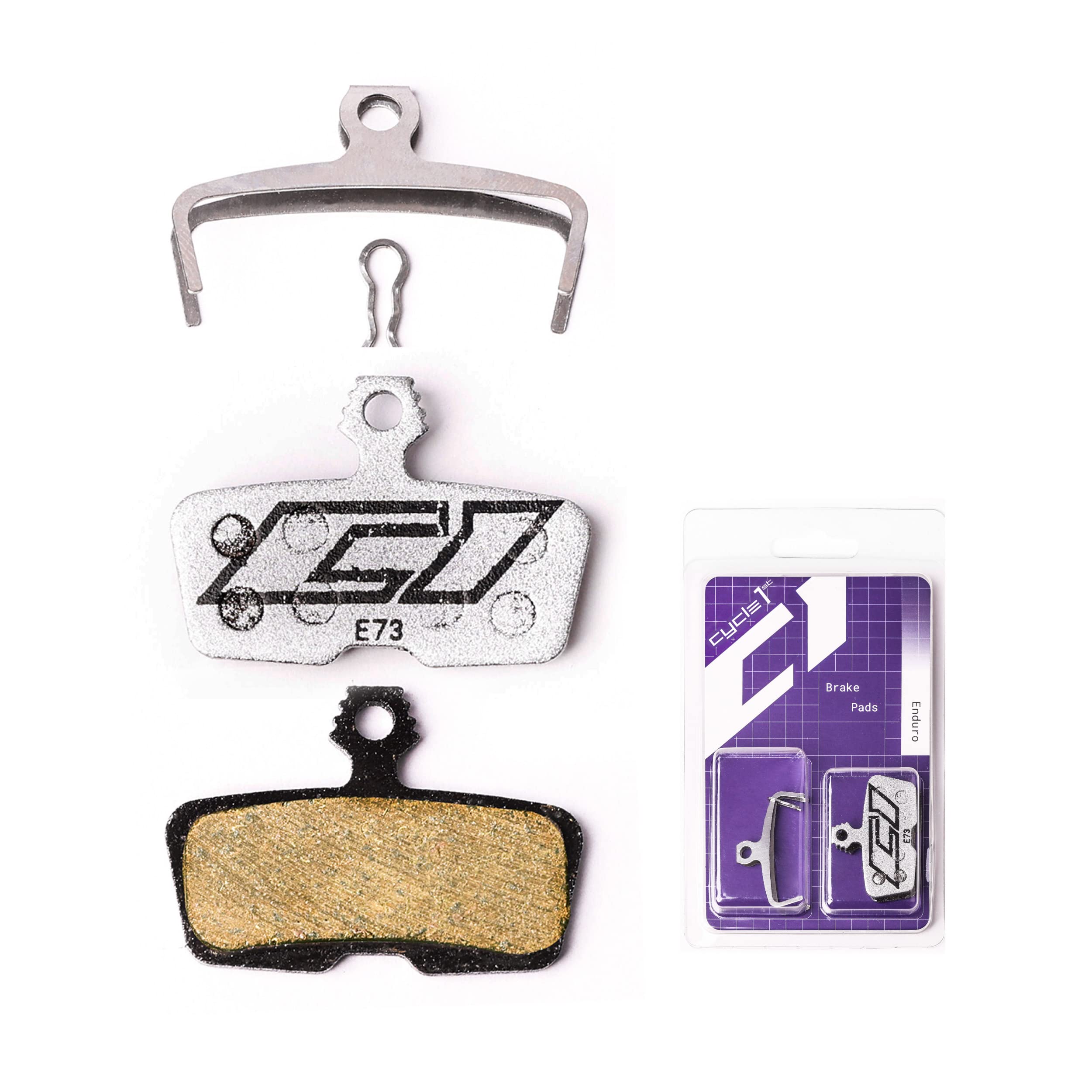 Cycle1stBike Disc Brake Pads for SRAM Calipers Code R RSC (2012+) Guide RE AVID - Ultimate Braking Stability for Road/Mountain Bikes 73