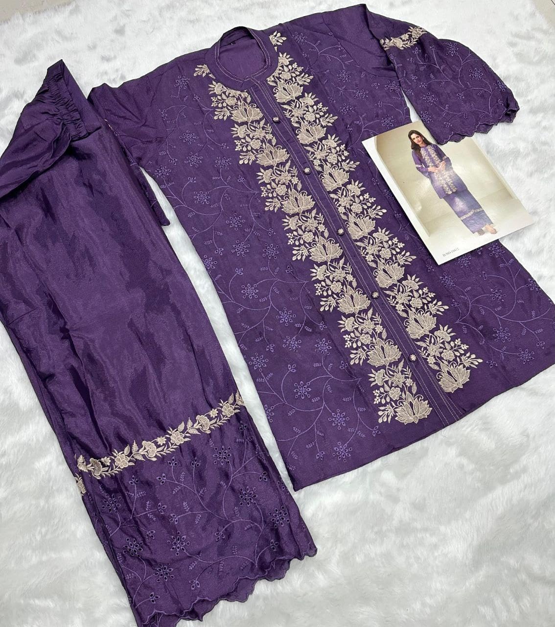 Indian Pakistani Women's Ready to wear Co-ord set suit for Eid Party Wedding Festivals (2967)