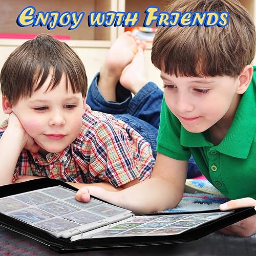 Miniatura 6 de Carpeta de tarjetas de 900 bolsillos con mangas, soporte para tarjetas intercambiables, álbum de almacenamiento de tarjetas Yugioh, organizador de