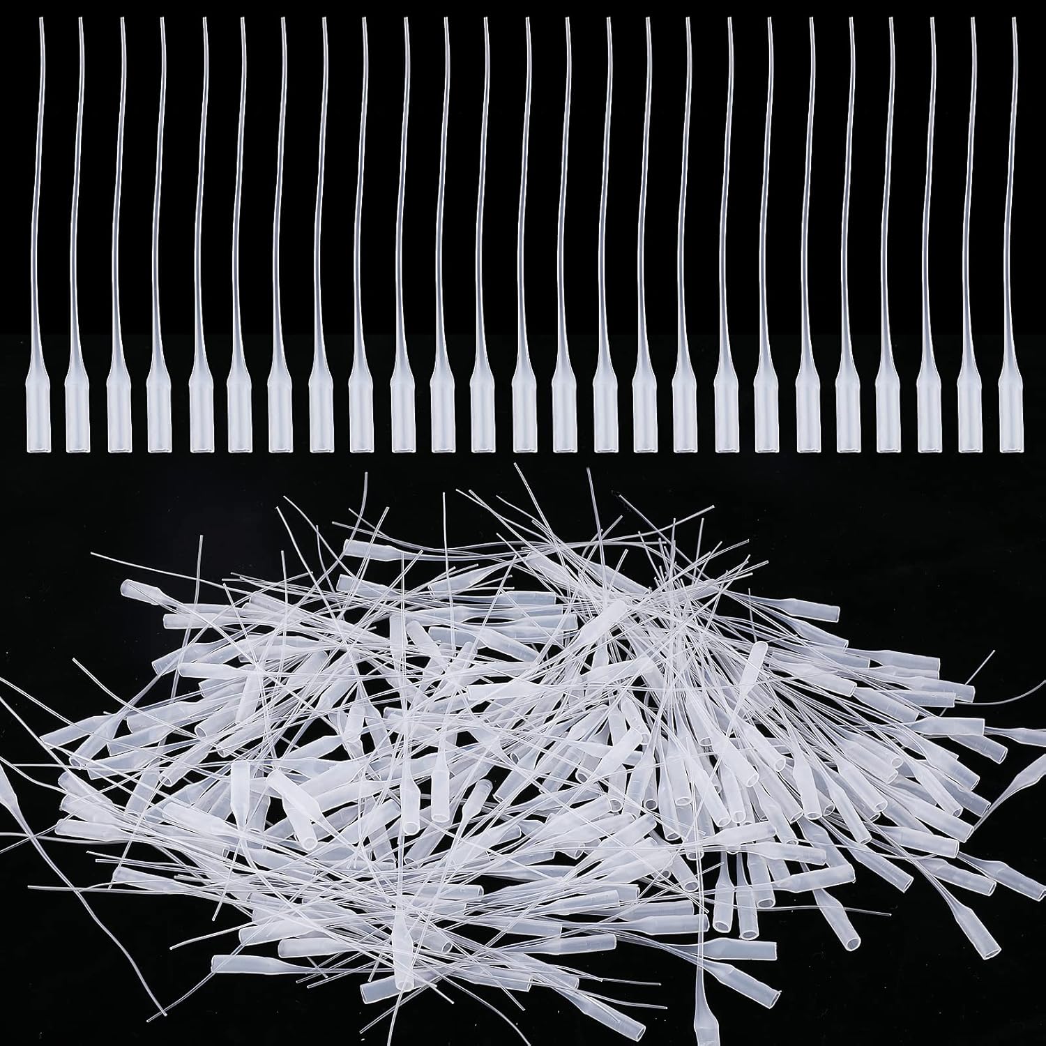 Prasacco 200 Pcs Glue Tips for Glue Bottles, MicroTips Glue Extender CA Glue Applicator Tips