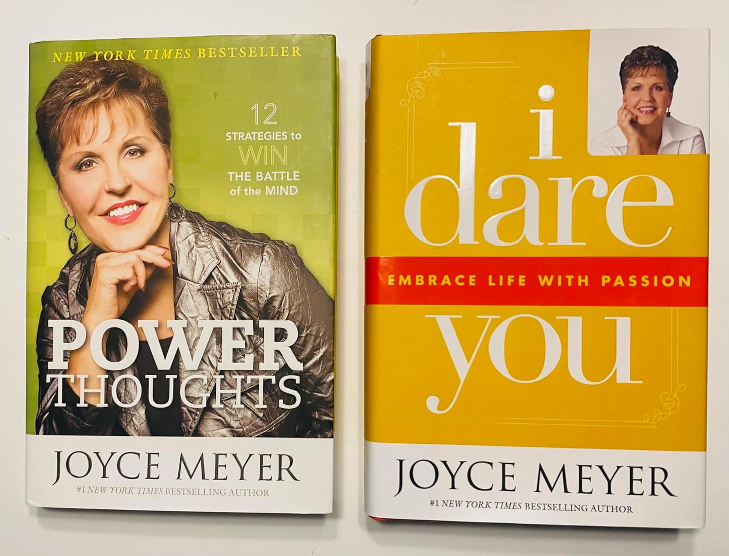 2 Joyce Meyer Books! 1) Power Thoughts: 12 Strategies to Win the Battle ...