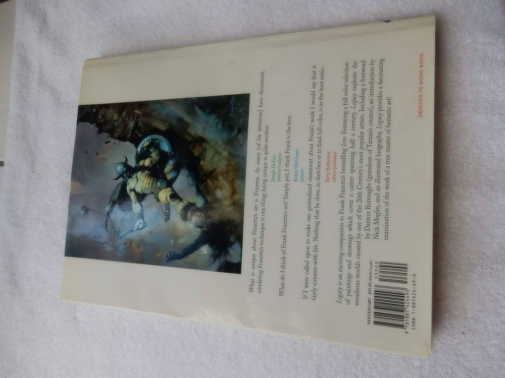 洋書 Legacy by Frank Frazetta Legacy: Selected Paintings and Drawings by the Grand Master