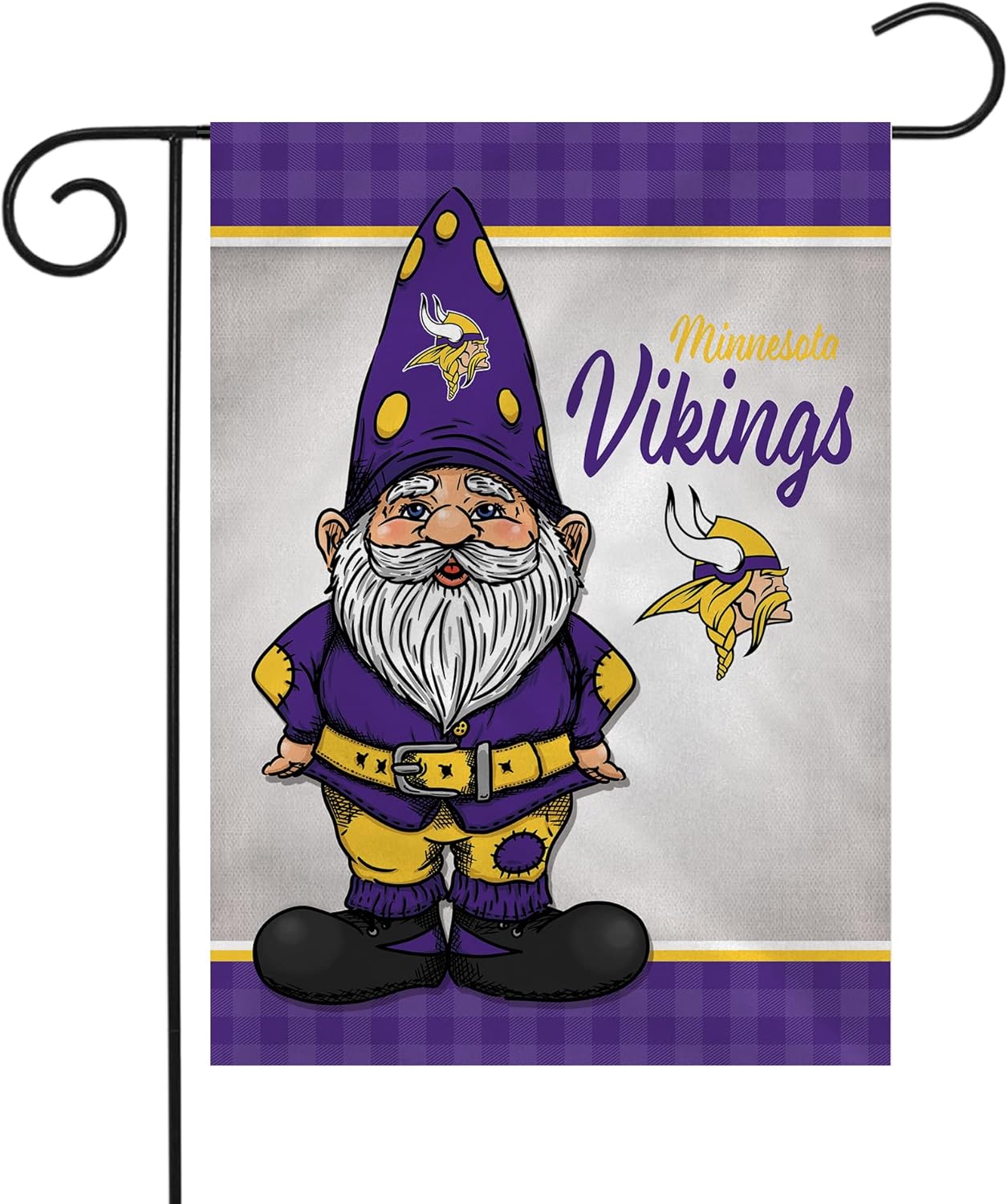 Rico Industries NFL Gnome 13" x 18" Double Sided Garden Flag