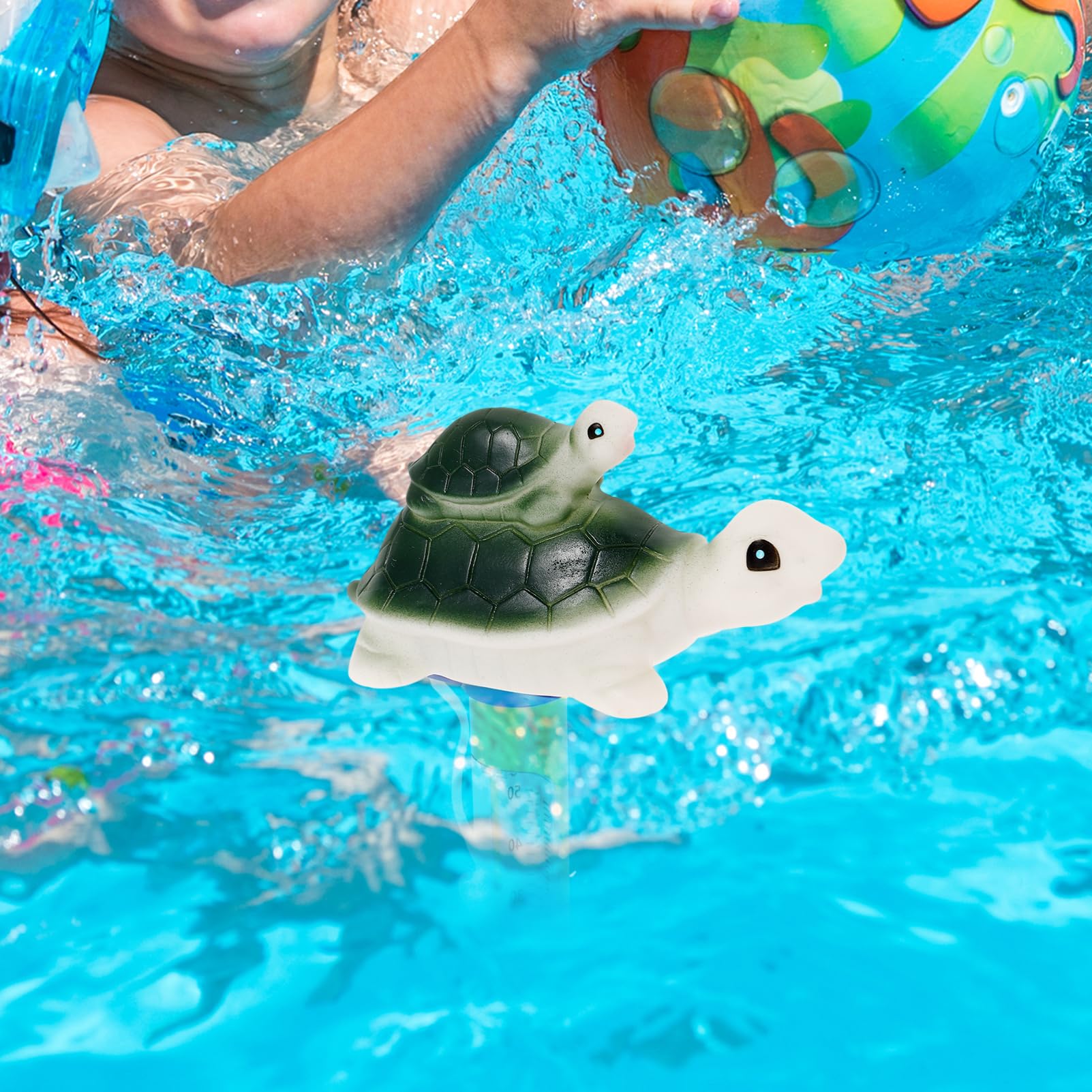 UPKOCH 3 Pezzi Termometro Galleggiante Forma per Piscina e da Della Temperatura per Design e Leggero per Bagni