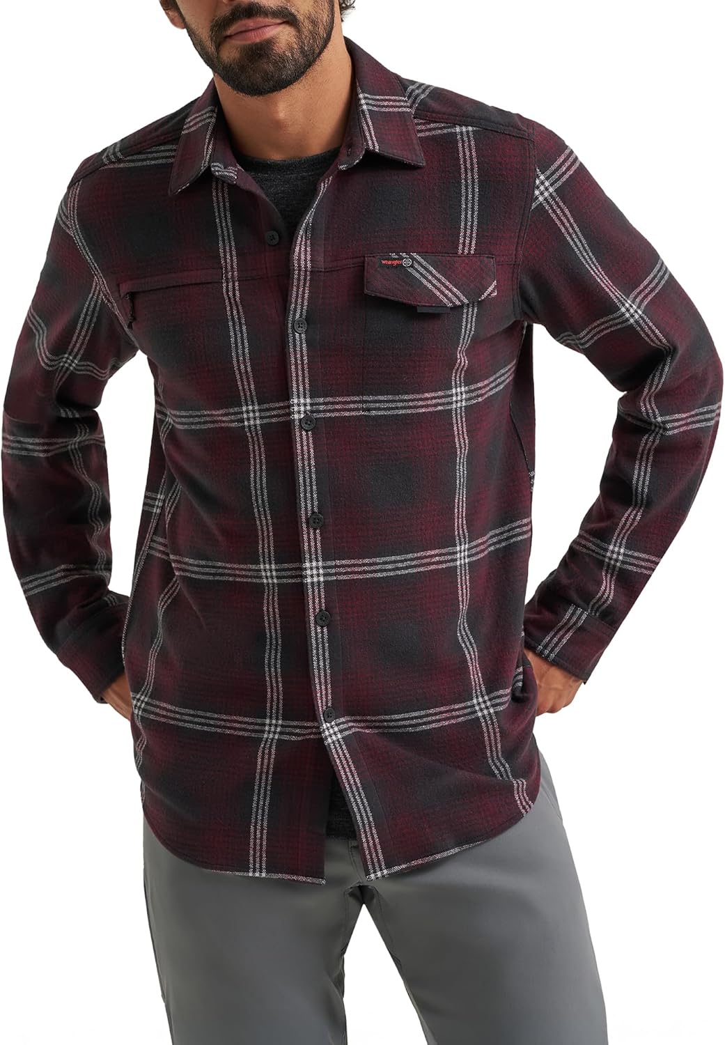 ATG Mens Long Sleeve Campsite Shirt