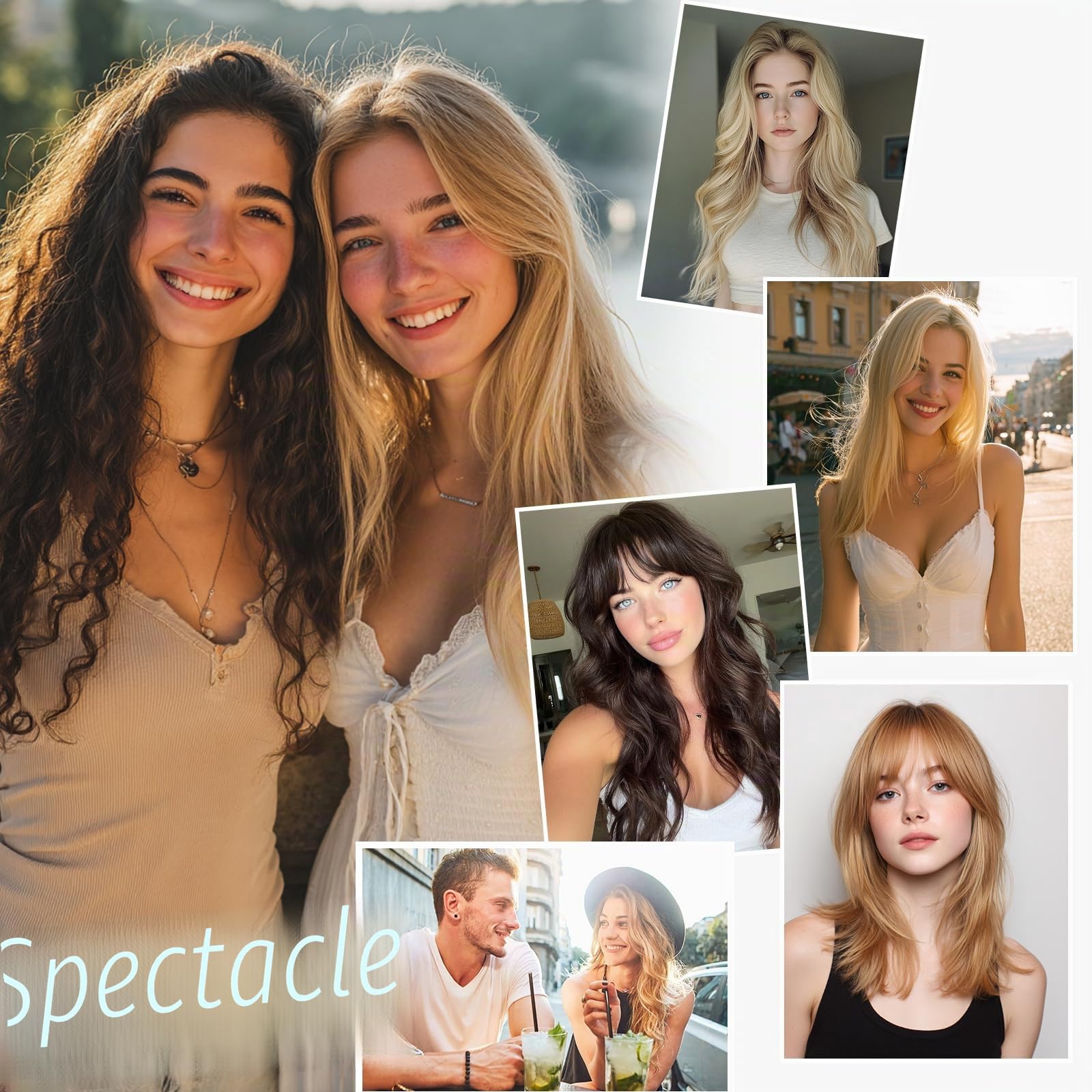 MY-LADY Extension Cheveux Naturel Fil Invisible 30cm Rajout Cheveux Humain Vrais avec Corde Ajustable pour Femmes #02 Marron Foncé 55g