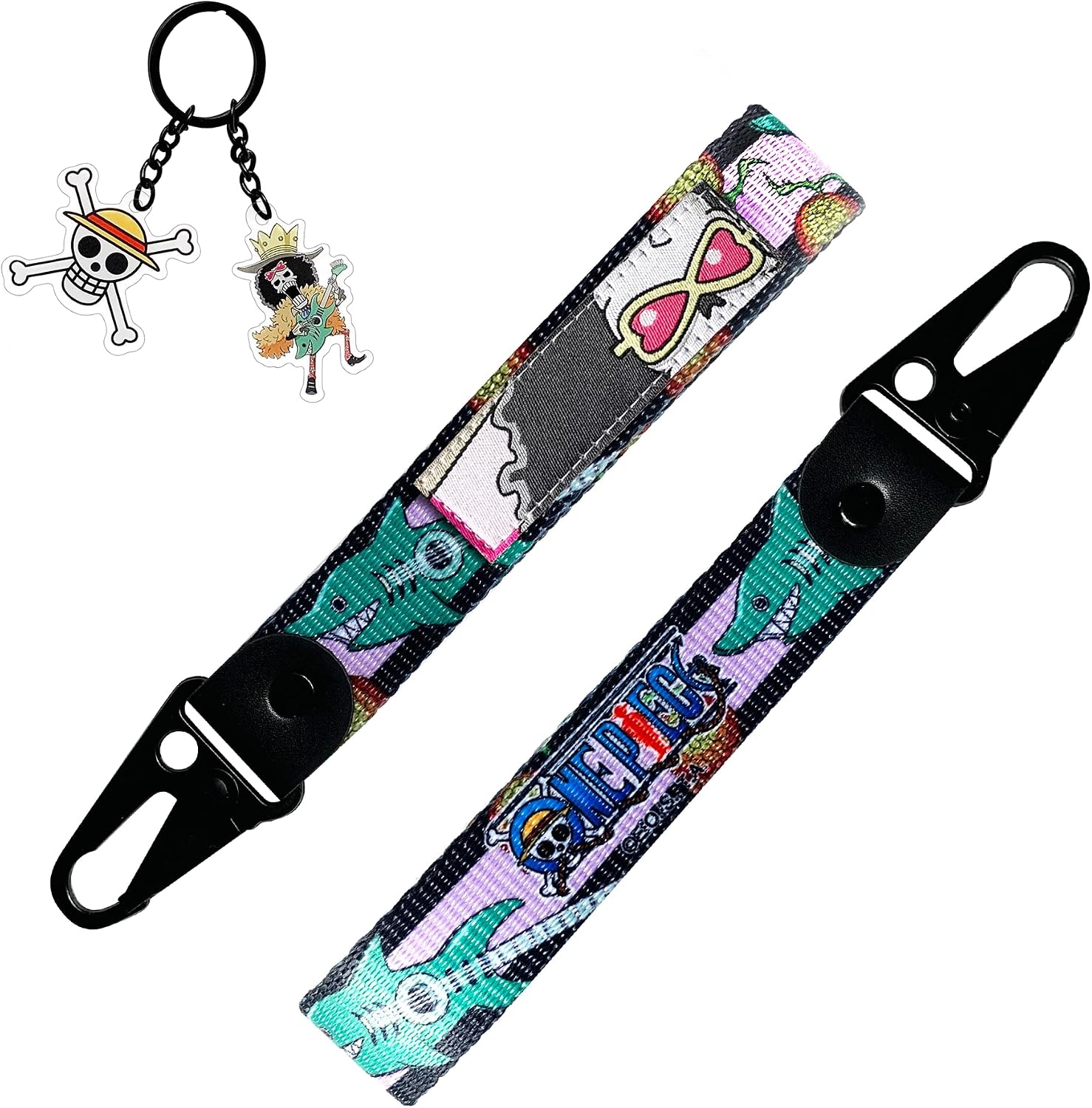 One Piece - Brook Keystrap and Keychain Bundle - Otaku