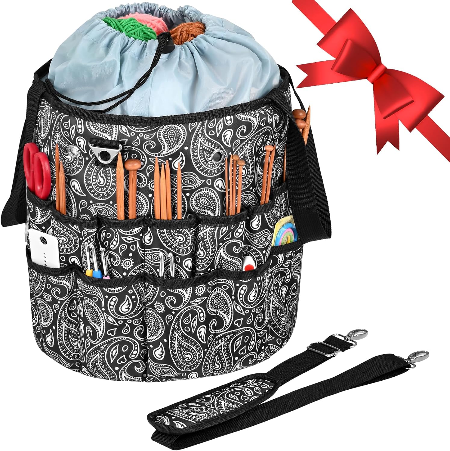 Crochet Bag Organizer Paisley