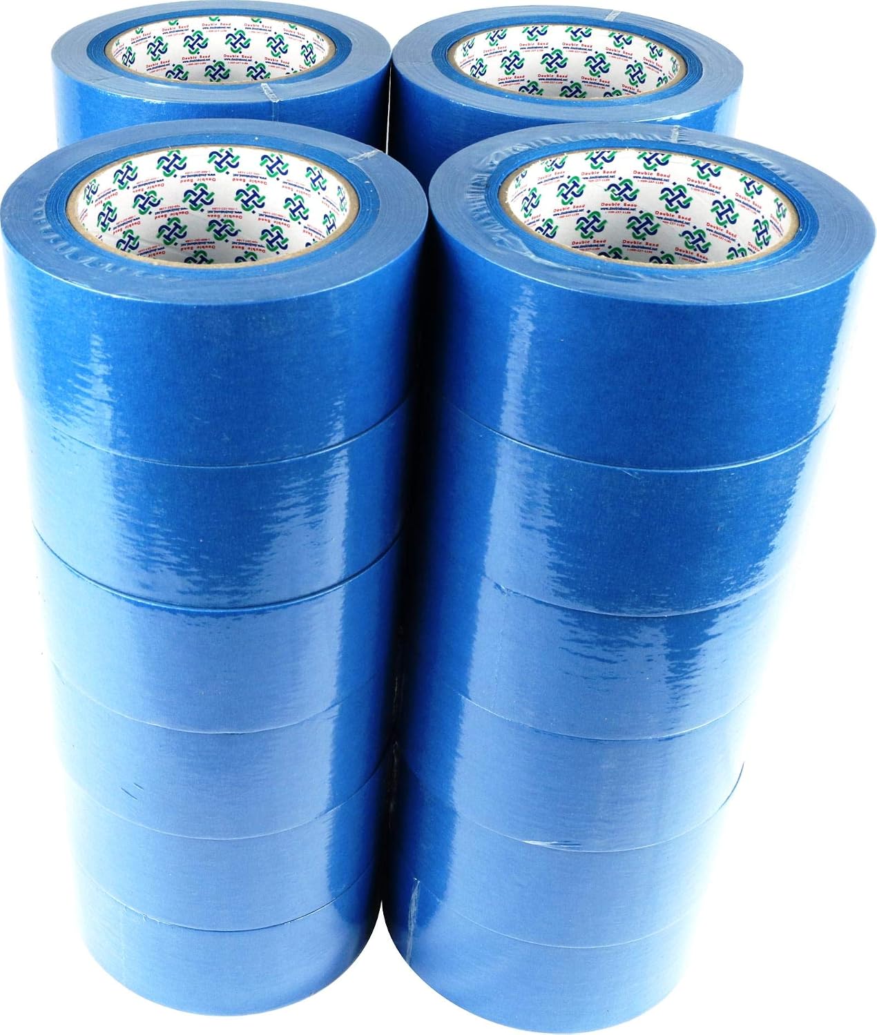 24 Roll 1.88"x 60yd 14 Day Clean Release Painters Tape Bulk, 2 inch Blue Painters Tape Case, Blue Tape 2 inch, Painter’s Tape 2 inch, Blue Painters Tape 1.88 inch, Blue Masking Tape 2 inch