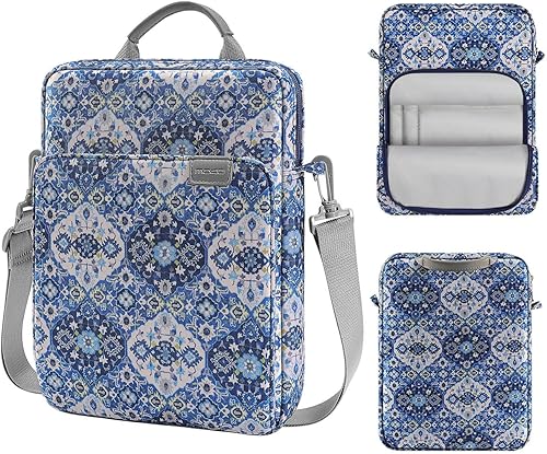 Miniatura 28 de MoKo Funda con Asa para Tableta de 9-11 Pulgadas, Estuche de Transporte con Correa para el Hombro Compatible con iPad Air M3 de 11 pulgadas, iPad