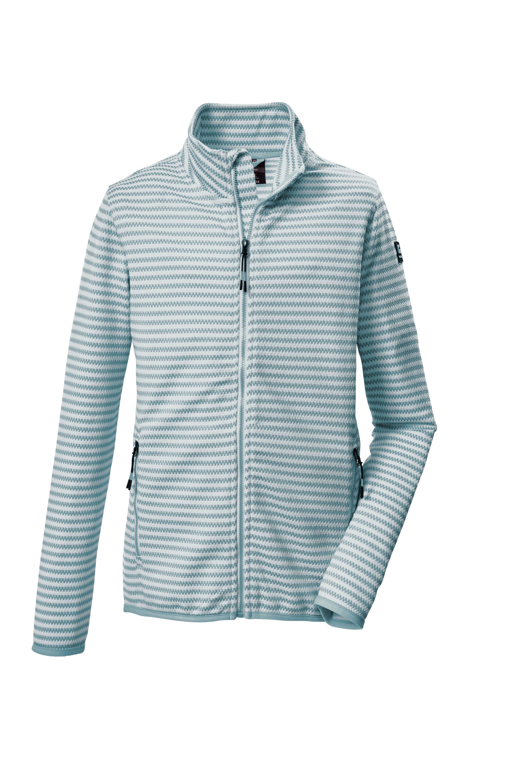 killtec Mädchen Strickfleecejacke/Fleecejacke mit Stehkragen KOS 117 GRLS KNTFLC JCKT