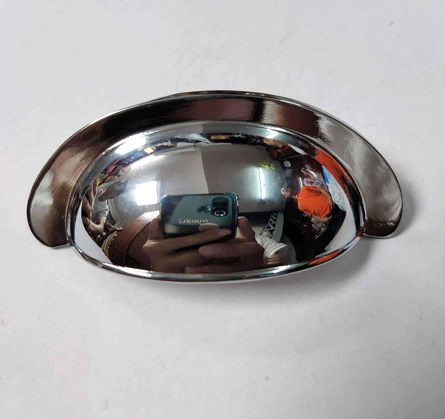 Modern Bin Cup Drawer Cup Pull Chrome Cup Drawer Pulls Shell Drawer