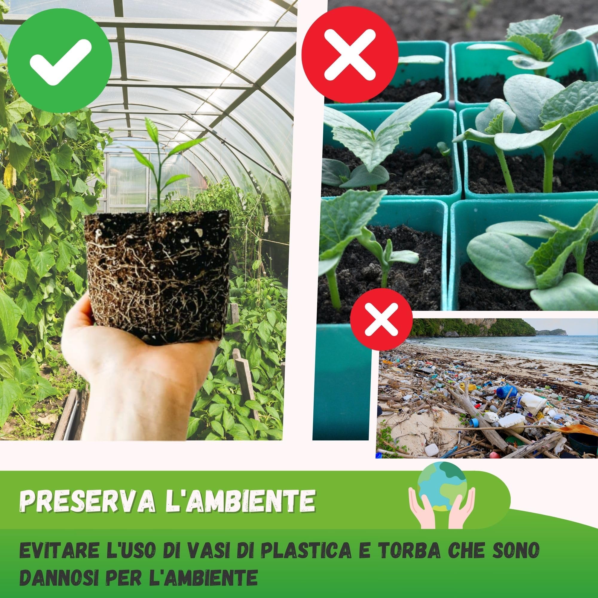 Jarden Pressa professionale per terreno - 8 Zolle quadrate da 5 cm - Attrezzo da giardinaggio in acciaio inox per piantare semi, piantine e talee