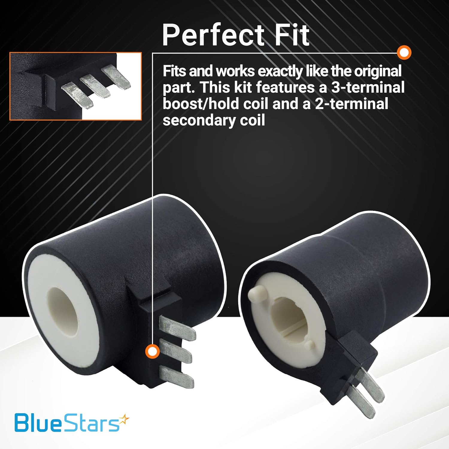 Exact Fit 279834 Dryer Gas Valve Ignition Solenoid Coil Kit For Dryers