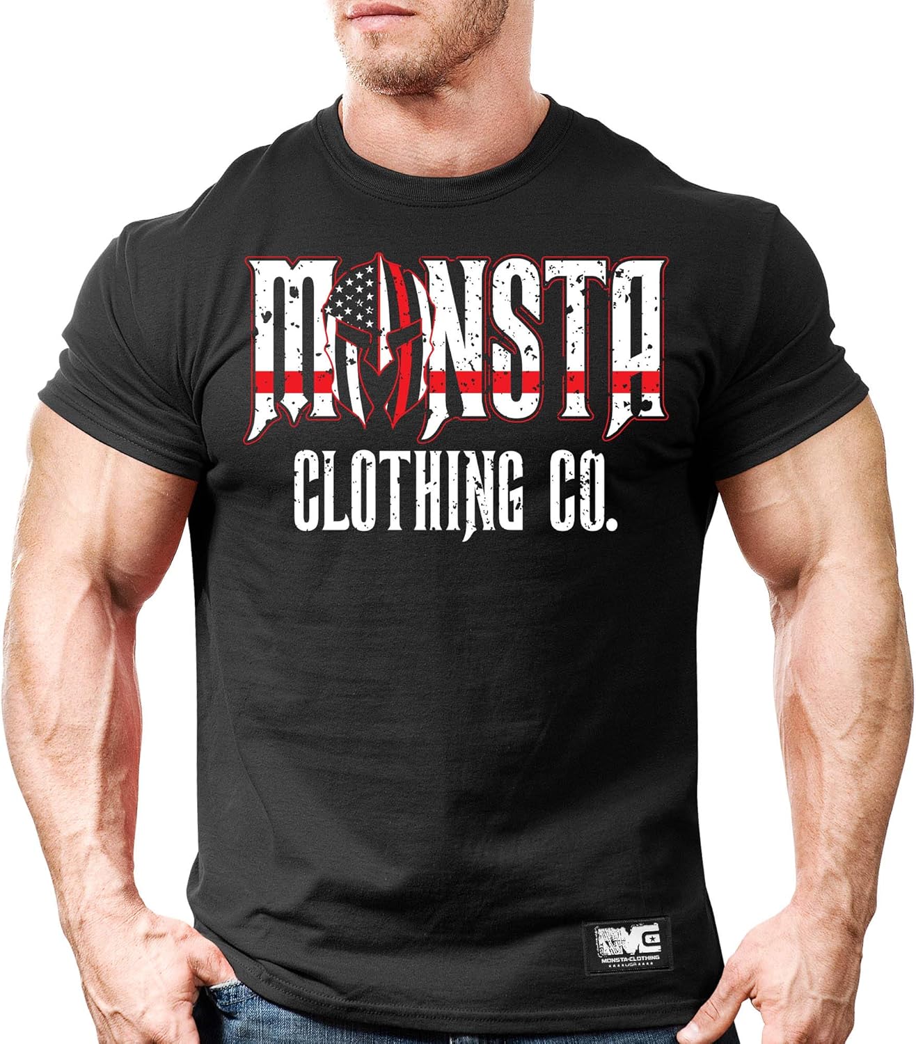 Mens Bodybuilding Workout (ThisMeansWAR) Fitness Gym T-Shirt