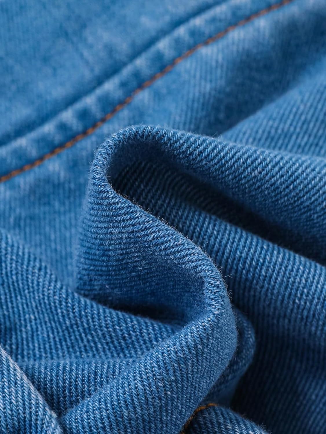 Girl's High Waist Denim Skort Bow Front Split Elastic Waist Summer Casual Jean Skirt Shorts - Image 2