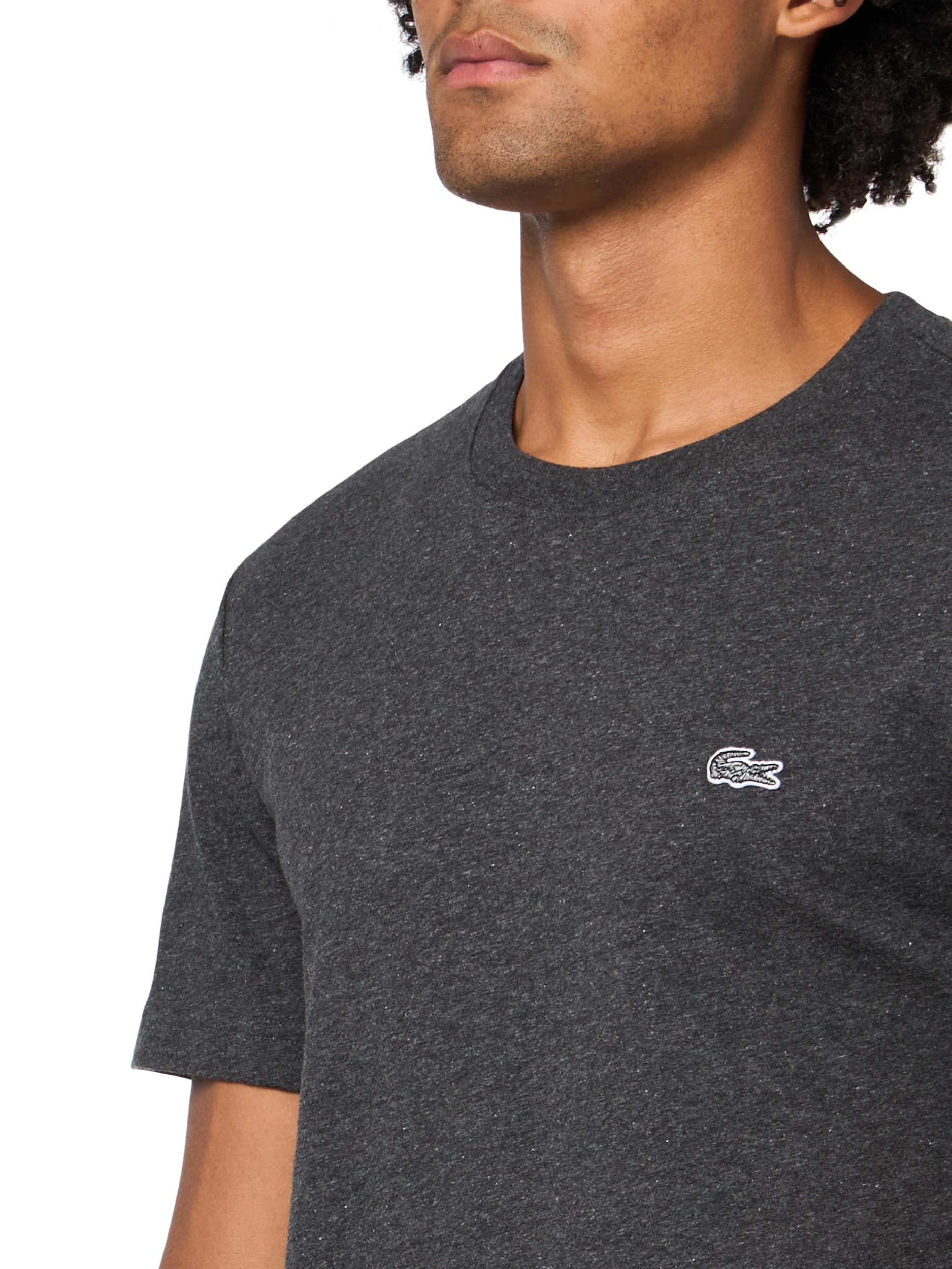Lacoste Regular Fit Heavy Jersey T-Shirt Camiseta de Punto Pesado de Ajuste Regular Hombre (Pack de 1)