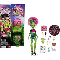 Monster High Self-Scare Secrets - Venus McFlytrap, set con bambola e accessori