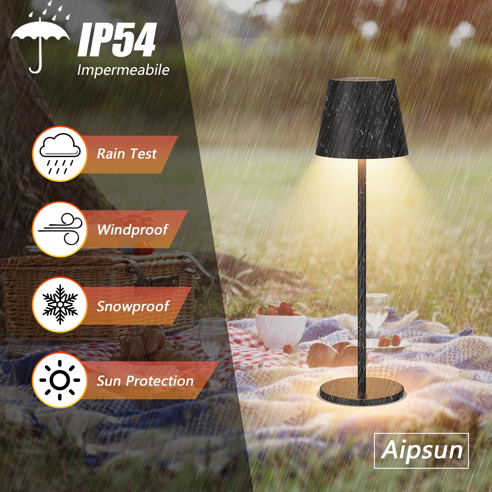 Lampadina Ricaricabile USB C Con Telecomando, 7W Lampadina Batteria, E27 Lampadina LED Dimmerabile Touch Control Con Funzione Temporizzazione, Luci Di Emergenza Campeggio Con Gancio,3000k/2 pack