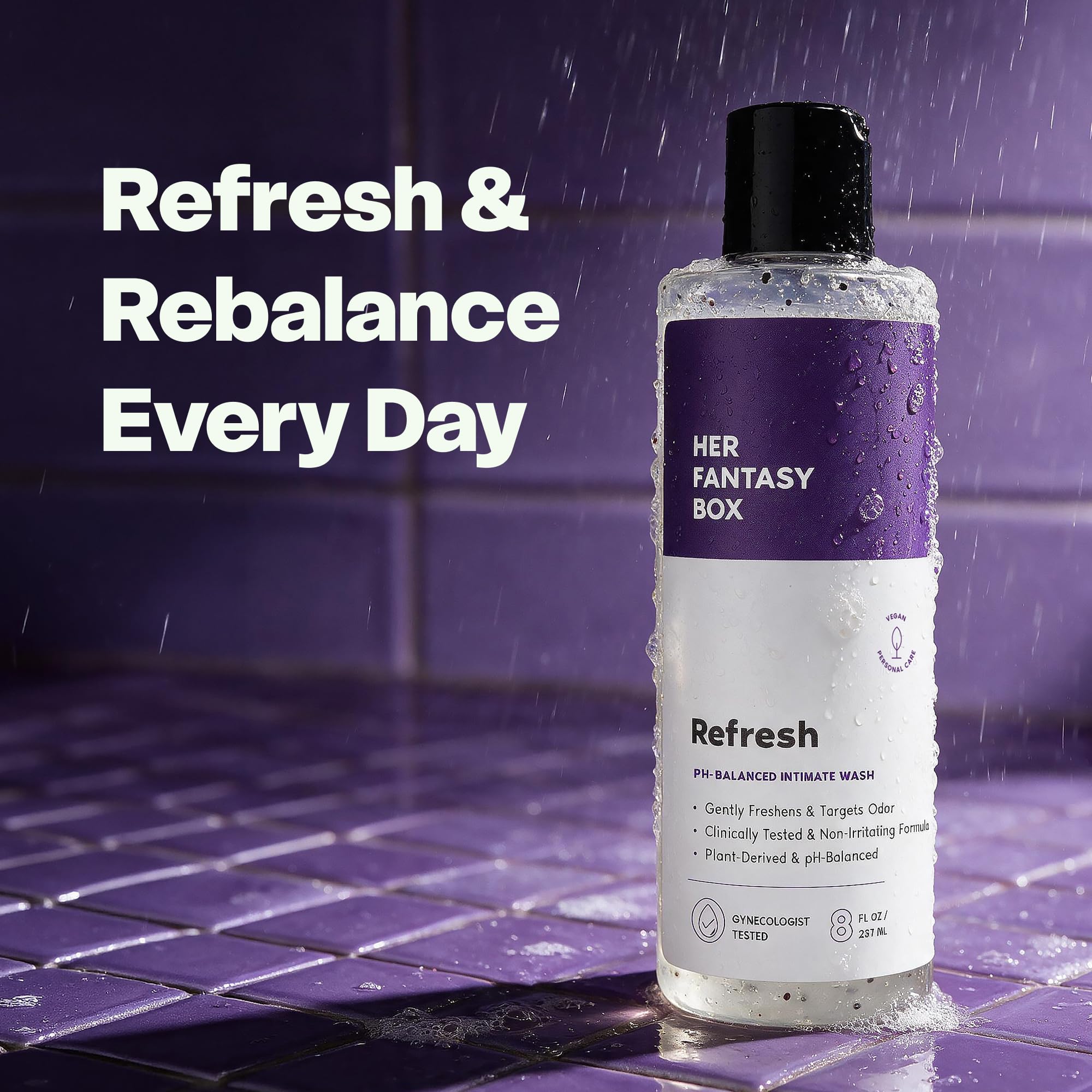 Refresh pH Shower Gel - Natural Feminine Hygiene -8 Refresh pH Shower Gel - Natural Feminine Hygiene -8
