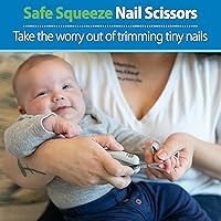 Vista 3 de Kit de Esenciales para el Cuidado del Bebé de Dr. Brown, Tijeras para Uñas con Estuche, Aspirador Nasal, Cepillo y Peine para Caspa de Cuna, Libre