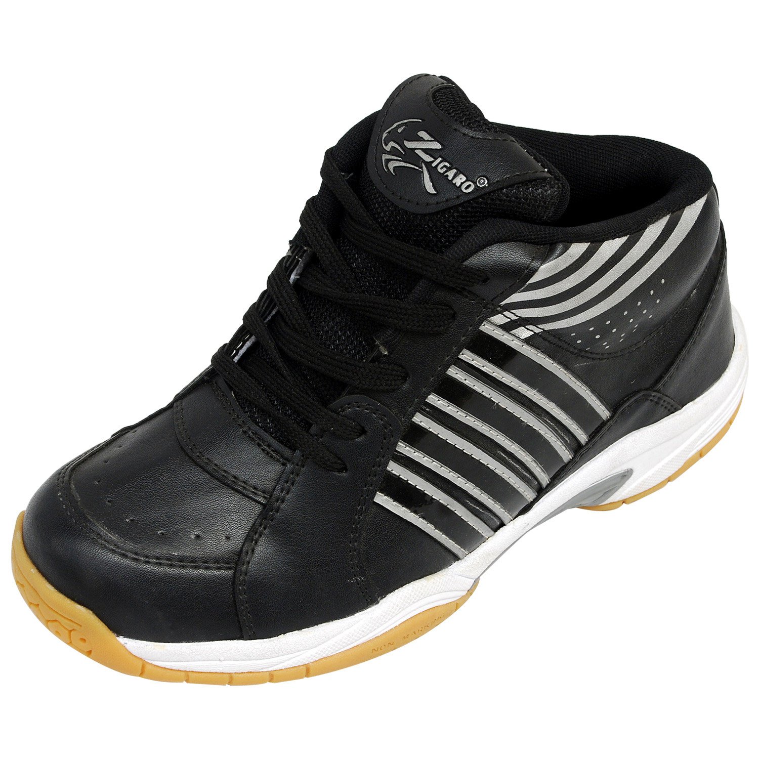 Basketball Shoe-Black Silver
