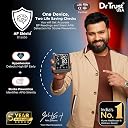 Dr Trust Atrial Fibrillation Automatic Dual Talking Digital BP Monitor Machine (Black) gallery image