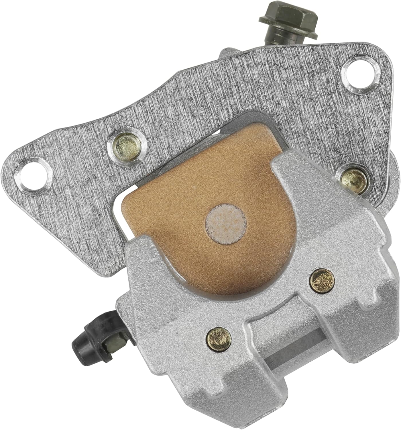 Caltric Front Left Brake Caliper with Pads Compatible with Yamaha Grizzly 660 YFM660F 4X4 2003 2004 2005-2008